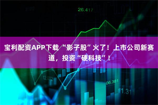宝利配资APP下载 “影子股”火了！上市公司新赛道，投资“硬科技”！